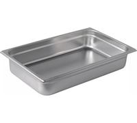 PUJADAS Récipients GN 1/1 Acier inoxydable 18/10, Profondeur : 20 mm, Contenu : 2,80 litres