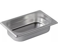 PUJADAS Récipients GN 1/4 Acier inoxydable 18/10, Profondeur : 100 mm, Contenu : 2,80 litres