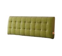 pujindu Coussin Chevet Tete Lit, Confortable Oreiller Mural Lecture avec Amovible Housse Microfibre, Doux Appuie-tête pour Lit sans Tête Lit, 6 Couleurs (Color : Green, Size : 190x6x60cm)