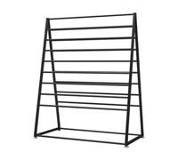 pujindu Présentoir À Foulards sur Pied, Support Autoportant en Métal, Porte-Serviettes pour Magasin De Vêtements Présentation Boutique(Zwart,100x50x146cm)