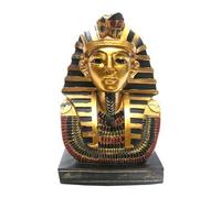 PUKATOR Statuette Petit Buste de Toutankhamon sur socle - Statue 11cm(H) - EG48