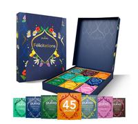Pukka Coffret Sélection - Cadeau “Félicitations”, Coffret Tisanes & Thé 100% Bio, Réussite & Anniversaire, 9 Saveurs, 45 Sachets