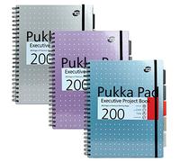 Pukka 6970-MET Lot de 3 Cahier Metallique