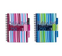 Pukka Carnet de projets Rose/bleu A5