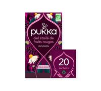 Pukka Infusion biologique Ciel étoilé Fruits rouges – 100% commerce équitable – 20 sachets