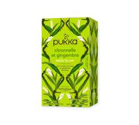 Pukka Infusion Citronnelle et Gingembre Bio – 20 sachets