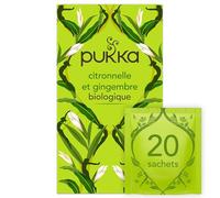 Pukka Infusion Citronnelle et Gingembre Bio – 20 sachets