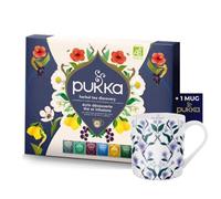 Pukka | Coffret Écrin Découverte &1 Mug |Thés & Infusions Biologiques et Ayurvédiques, Issus du Commerce Équitable 60 Sachets | 30 sachets &1 Mug Pukka