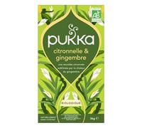 Pukka Infusion Citronnelle et Gingembre Bio – 20 sachets