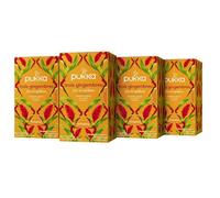 Pukka | Infusion Bio Trois Gingembres | Infusion Biologique et Ayurvédique, Issue du Commerce Équitable | Lot de 4x20 sachets