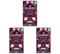Pukka, Infusion Biologique et Ayurvédique, Ciel étoilé de Fruits rouges, 100% des Ingrédients Issus du Commerce Equitable, 20 Sachets (Lot de 3)