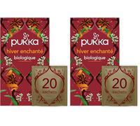 Pukka, Infusion Biologique et Ayurvédique, Hiver Enchanté, 100% des Ingrédients Issus du Commerce Equitable, 20 Sachets (Lot de 2)