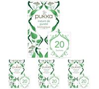 Pukka, Infusion Biologique et Ayurvédique, Instant de Pureté, 100% des Ingrédients Issus du Commerce Equitable, 20 Sachets (Lot de 4)