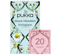 Pukka, Infusion Biologique et Ayurvédique, Trois Camomilles, 100% des Ingrédients Issus du Commerce Equitable, 20 Sachets