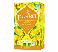 PUKKA Infusion Citron et gingembre au miel de manuka - 20 sachets