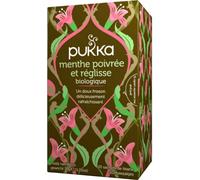 Pukka Infusion Menthe Poivrée Et Réglisse x 20 - Vitalité - Défenses immunitaires - Pharmacie en ligne LaSante.net