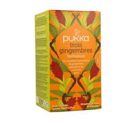 PUKKA - Infusion Trois Gingembres (Three Ginger) Bio 20 sachets infuseurs (Gingembre)