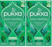 Pukka infusion trois menthes bio 20 sachets (Lot de 2)