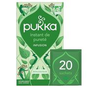 Pukka Instant de Pureté Tisane Bio Ayurvédique Équitable 20 Sachets | Infusion idéale après-repas, sans caféine, 100% commerce équitable, certifiée bio, rituel bien-être