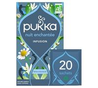 Pukka, Infusion Biologique et Ayurvédique, Nuit Enchantée, 100% des Ingrédients Issus du Commerce Equitable, 20 Sachets