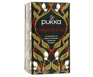Pukka Organic Original Chai 20 Teabags (Pack of 4, Total 80 Teabags)