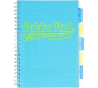 Pukka Pad A4 Projektbuch Neon-Punkte blau