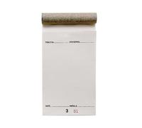 Pukka Pad, Bloc de 50 feuilles de papier de commande numérotées pour salle à manger et livraison - Bloc de papier double avec carbone - 165 x 96 mm