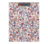 Pukka Pad Bloom Porte-documents A4 - Porte-documents avec porte-documents et bloc-notes - 32 x 13,5 cm - Crème