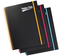 Pukka Pad Jotta Lot de 3 carnets de notes A4 Neon Signature