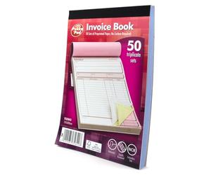 Pukka Pad, livre de facture feuillets tripli autocopiants 203 x 137 mm - Single