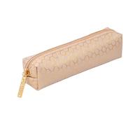 Pukka Pad, Taupe, 7.9" H x 17.7" W x 2" D, Trousse à Crayons en Similicuir avec Fermeture éclair