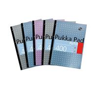 Pukka REF400 Lot de 5 Cahier Assorti