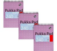 Pukka SM024 Lot de 3 Cahier Metallique
