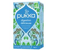 pukka Thé Digestion délicieuse anis fenouil cardamome - Biologique et équitable - Boîte de 20 sachets