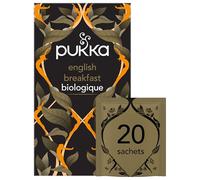 Pukka Thé Noir Earl Grey Bio, Vitalité, 100% des Ingrédients Issus du Commerce Equitable, 20 Sachets