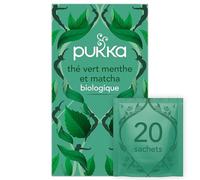 Pukka Thé Vert Bio Matcha Suprême Thé Vert Biologique et Ayurvédique, Issue du Commerce Equitable, 1x20 Sachets