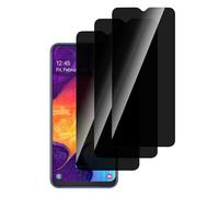 PUKMCX Lot de 3 films de protection d'écran en verre trempé pour Samsung Galaxy A50 A30 A30S A20 - Anti-espion - Ultra HD - Sans bulles - Anti-rayures - Installation facile - Compatible avec les
