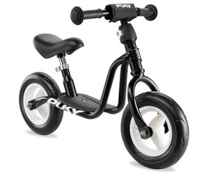 PUKY LR M | Draisienne dès 2 Ans | Jouet Enfants 2 Ans | Vélo bébé équilibre | Trottinette avec Repose-Pieds | Véhicule d'apprentissage avec poignées sécurité | Guidon et Selle réglables (Negro)