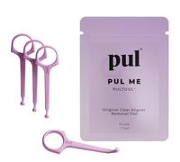PUL Outil de retrait de l'aligneur PUL - Violet | Crochet sûr et hygiénique pour Invisalign et dispositifs de retenue | Conception douce sans BPA pour un usage quotidien