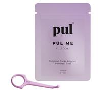 PUL Outil de retrait de l'aligneur PUL - Violet | Crochet sûr et hygiénique pour Invisalign et dispositifs de retenue | Conception douce sans BPA pour un usage quotidien | Paquet de 1