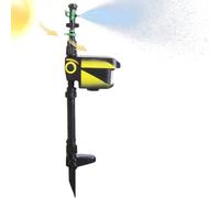 Pul Pulvérisateur d'eau Activé par Mouvement - Dispositif D'irrigation du Détecteur Infrarouge, Buse De Jeat Solaire | Sprinkler Extérieur Intelligent avec Coquille PP, Arroseur D'énergie Solaire ABS