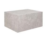Pula - table basse - effet marbre - 80 cm - Beige