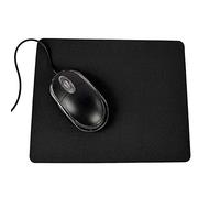 PULABO 21,5 x 17,5 cm Gaming PC Tapis de souris pour ordinateur portable Anti-Slip Couleur unie Rectangle Mat Noir élégant et populaire intéressant