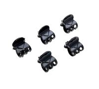 PULABO 5-20 pièces en Plastique Mini Pinces à Cheveux Mignon Pinces à Cheveux en Plastique Noir Pince à Cheveux pour Dames Chapeaux Outils de Coiffure élégant