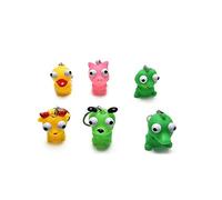 PULABO Belle Animal Yeux Surélevés Poupée Anti-Stress Ball Porte-clés Pressant Jouet Couleur Aléatoire élégant