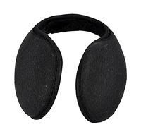 PULABO Cache-oreilles unisexe épais en peluche douce, cache-oreilles chauds, doux pour les oreilles, fournitures d'hiver pour femmes/hommes, intérieur et extérieur, noir, 1 pièce, nouvellement sorti