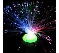 PULABO Couleur Changeante Fibre Optique Fontaine Lumière de Nuit Lampe calmante Couleur aléatoire Nouveauté Ça Marche