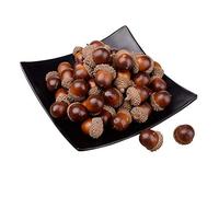 Pulabo Lot de 20 glands artificiels pour décoration d'automne et de mariage