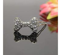 PULABO Pinces à cheveux pour animaux de compagnie Alliage de strass Accessoires de cheveux Pinces à cheveux pour enfants Accessoires pour animaux de compagnie Fournitures pour chats et chiens Créatif