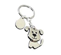 PULABO Porte-clés en métal avec sac à main mignon pendentif chien chien ornements alliage porte-clés pratique et populaire Faciliter